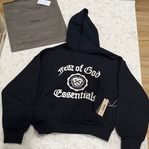 Fear of God Essentials Black Hoodie